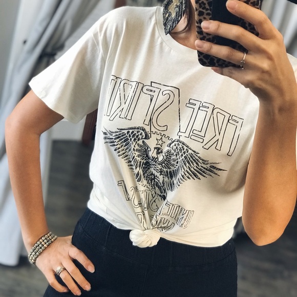 FREE SPIRIT GRAPHIC TEE-VINTAGE-OFF WHITE - Picture 8 of 8